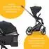 Osann Juntos Kombi-Kinderwagen mit Babywanne, bis 22kg, schwarz (121-324-316)