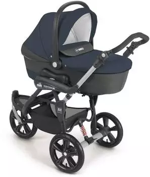 Cam Cortina X3 Tris Kombi-Kinderwagen 3-in-1, blau (Cortina X3 tris)
