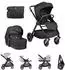 Cangaroo Macan Kombikinderwagen 2-in-1, Babywanne, Sportsitz, schwarz