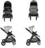 Cangaroo Macan Kombikinderwagen 2-in-1, Babywanne, Sportsitz, schwarz
