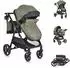 Moni Tokyo Kombi-Kinderwagen 2-in-1, grün, 22kg (110966)