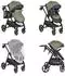 Moni Tokyo Kombi-Kinderwagen 2-in-1, grün, 22kg (110966)