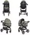 Moni Tokyo Kombi-Kinderwagen 2-in-1, grün, 22kg (110966)