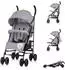 Chipolino Milano Buggy bis 22 kg, faltbar, grau (LKMLN0252BE)
