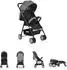 Moni Capri Buggy klappbar, Sicherheitsgurt, grau (110846)