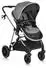 Moni Kali Kombikinderwagen 2-in-1, grau, 22kg (110956)