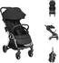 KIKKABOO Buggy Eden zusammenklappbar, Federung, schwarz, bis 22kg (31001030252)