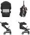 KIKKABOO Buggy Eden zusammenklappbar, Federung, schwarz, bis 22kg (31001030252)