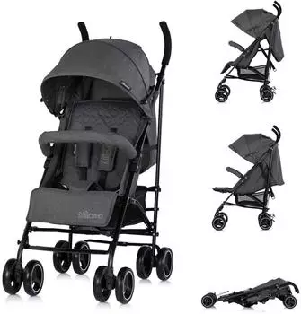 Chipolino Milano Buggy faltbar, bis 22kg, dunkelgrau (LKMLN0261CH)