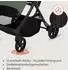 Lionelo Tansi Kinderbuggy GravelTech-Räder, Auto-Folding, Moskitonetz (LO-TANSI GREEN EMERALD)