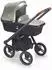 Cam Puro Urban Kombi-Kinderwagen 2in1 goldbraun mit Regenschutz und Wickeltasche