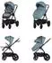 Chipolino Prestige Kombikinderwagen 3in1 mit Babywanne, Rucksack, i-Size Babyschale, blau (KKPRS02505BA)