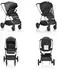 Cangaroo Hydra Kombikinderwagen 2-in-1 mit Babywanne, Sportsitz, grün (110155)