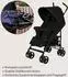 Lionelo Elia Leichter Kinderwagen, kompakt faltbar, 4-fach Rückenverstellung, bis 15kg (LO-ELIA BLACK ONYX)