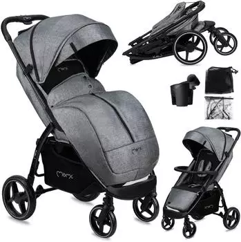 Momi MIYA EVA Kinder-Buggy grau, EVA-R&auml;der, bis 22kg (WOSP00042)
