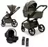 MOON Resea 2.0 Kombikinderwagen 3in1-Set mit Babyschale Cosmo 2.0, moss (64940901-955)