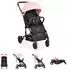 Moni Colibri Kinderbuggy faltbar, 5-Punkt-Gurt, rosa (110847)