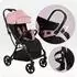 Momi PAOLA Reisebuggy mit Liegefunktion, 5-Punkt-Sicherheitsgurt, bis 22kg (WOSP00076)