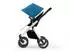 Cam Puro Urban Kombi-Kinderwagen 2in1 mit Regenschutz und Wickeltasche, türkis