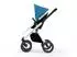 Cam Puro Urban Kombi-Kinderwagen 2in1 mit Regenschutz und Wickeltasche, türkis