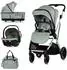 Chipolino Aurora Kombikinderwagen 3-in-1 mit Babyschale, Babywanne & Sportsitz, grün