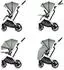 Chipolino Aurora Kombikinderwagen 3-in-1 mit Babyschale, Babywanne & Sportsitz, grün