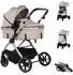 Chipolino Pearl Kombikinderwagen 2-in-1 mit Federung, hellbraun