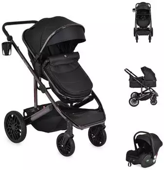 Moni Kombikinderwagen All Road 3-in-1 schwarz
