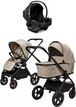 MOON Gio Fold Air Kombikinderwagen inkl. Cosmo 2.0, sand