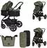 Lorelli Lora Kombi-Kinderwagen, faltbar, grün