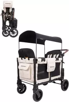 WONDERFOLD W4 Luxe Pro KinderVan f&uuml;r 4 Kinder, Sandy Beach (W4 Luxe Pro)