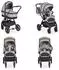 Cangaroo Christiano 3-in-1 Kombikinderwagen mit i-Size Autositz, beige (110920)