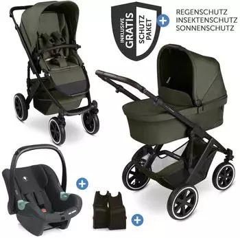 ABC Design Salsa 5 Air Kinderwagen-Set 3-in-1, Avocado