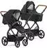 Gesslein FX4 Swing 2in1 Kinderwagen-Set mit Babywanne Panorama Lyx (1211106653653)