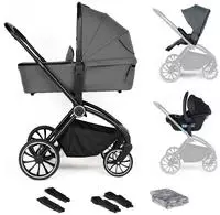 BabyGo Kombi-Kinderwagen "Harmony 3in1" inkl. Babyschale mit Adaptern