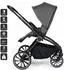 babyGO Harmony 3-in-1 Kombi-Kinderwagen mit Babyschale, grau