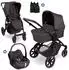 ABC Design Salsa Core Trio-Set mit Babyschale Calla, falcon (12006332501)