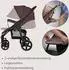 Lionelo Annet Plus Buggy bis 22kg, Liegefunktion, faltbar (LO-ANNET PLUS BROWN CHOCOLATE)
