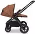 MOON Gio Fold Air Kombikinderwagen inkl. Cosmo 2.0, cognac