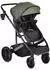 Moni All Road 3-in-1 Kombi-Kinderwagen mit i-Size Autokindersitz, dunkelgrün