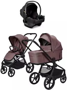 MOON Resea Fold Set Kombi-Kinderwagen tonka mit Cosmo Babyschale (64000001-966)