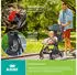 Kidiz Premium Kinderbuggy klappbar anthrazit/schwarz