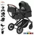 Daliya Daliya Flexi-Pro M 3in1 Kinderwagen schwarz