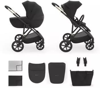 Kinderkraft Multifunktionswagen 2in1 PRIME 3 schwarz