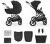 Kinderkraft Multifunktionswagen 2in1 PRIME 3 schwarz