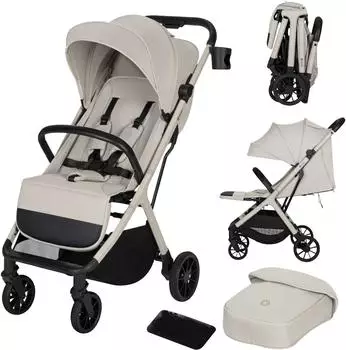 Lionelo Cloe Plus Buggy beige, bis 22kg, Moskitonetz (LO-CLOE PLUS BEIGE SAND)