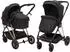 Fillikid Fill Elix Kombi-Kinderwagen, schwarz