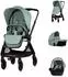 Chipolino Elite Next Gen Kombikinderwagen 3-in-1, grün (KWC0288GRU+KWC0287GRU+ASC0193GRU)