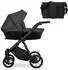 Kunert Ivento 2in1 Kombikinderwagen anthrazit, schwarzer Rahmen
