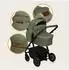 Lionelo Amber Plus 3-in-1 Kinderwagen-Set, grün (LO-AMBER PLUS 3IN1 GREEN FOREST)